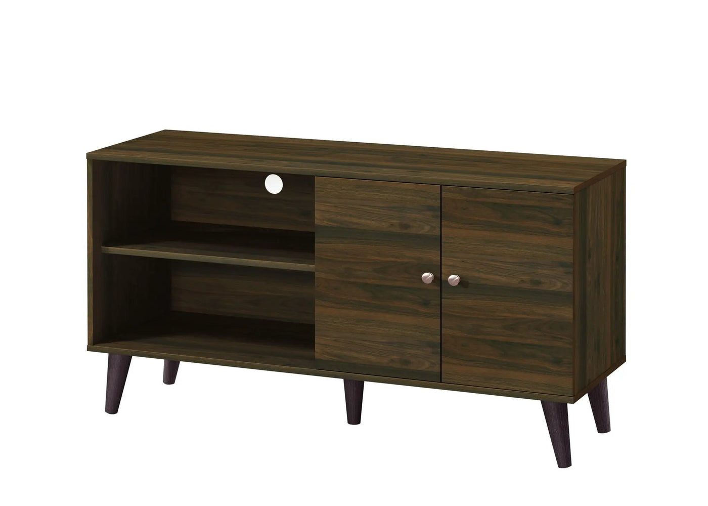 Amidon - TV Stand, With 2 Storage Shelves And 1 Cabinet by HouseOfZazla