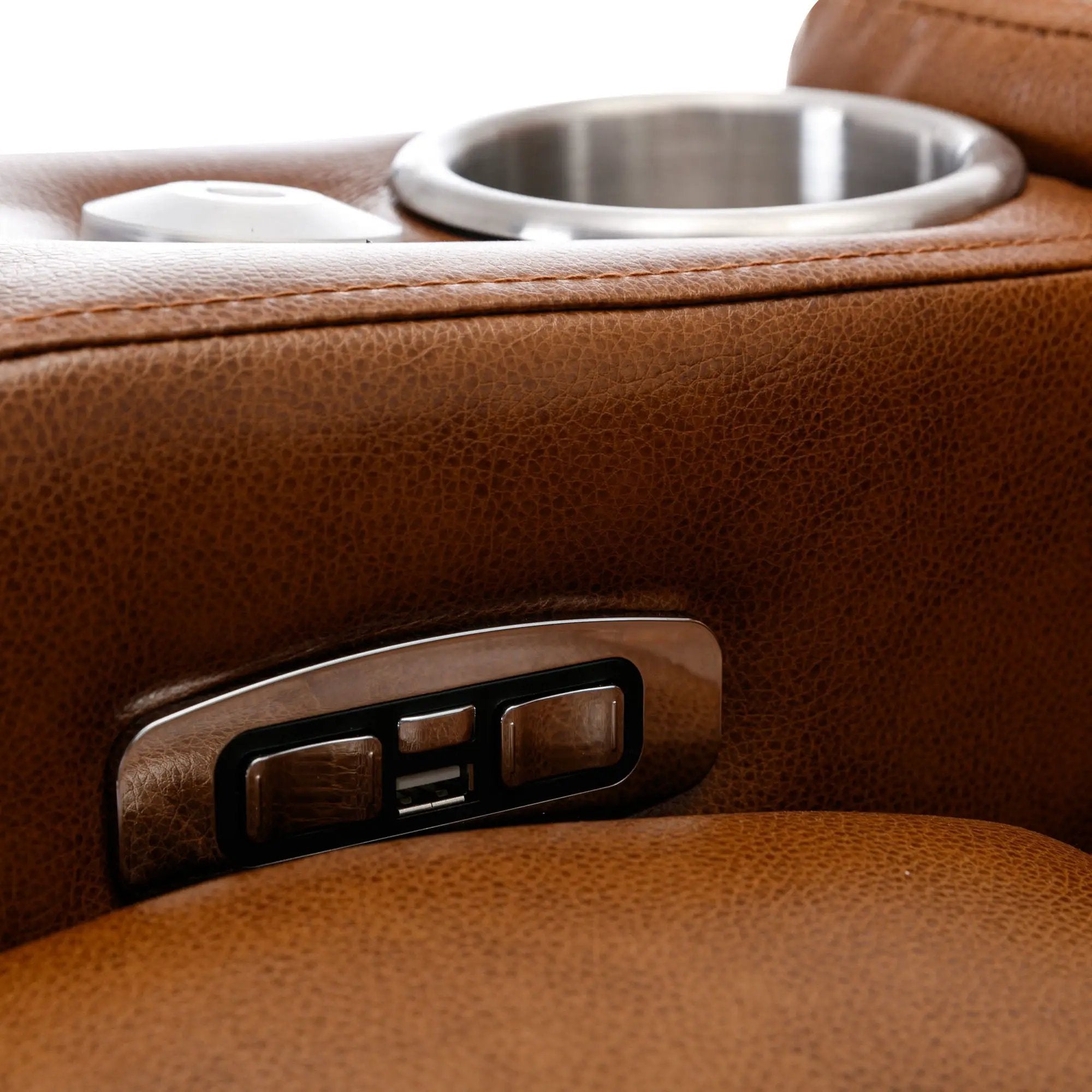 Power Motion Recliner Electric Power Recliner With USB Charging Port, Hidden Arm Storage, Convenient Cup Holder And tooth Speaker by HouseOfZazla
