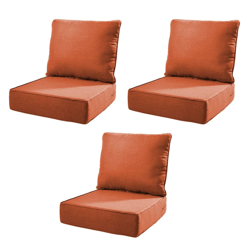 6" Thicker Outdoor Chair Cushion Set by HouseOfZazla
