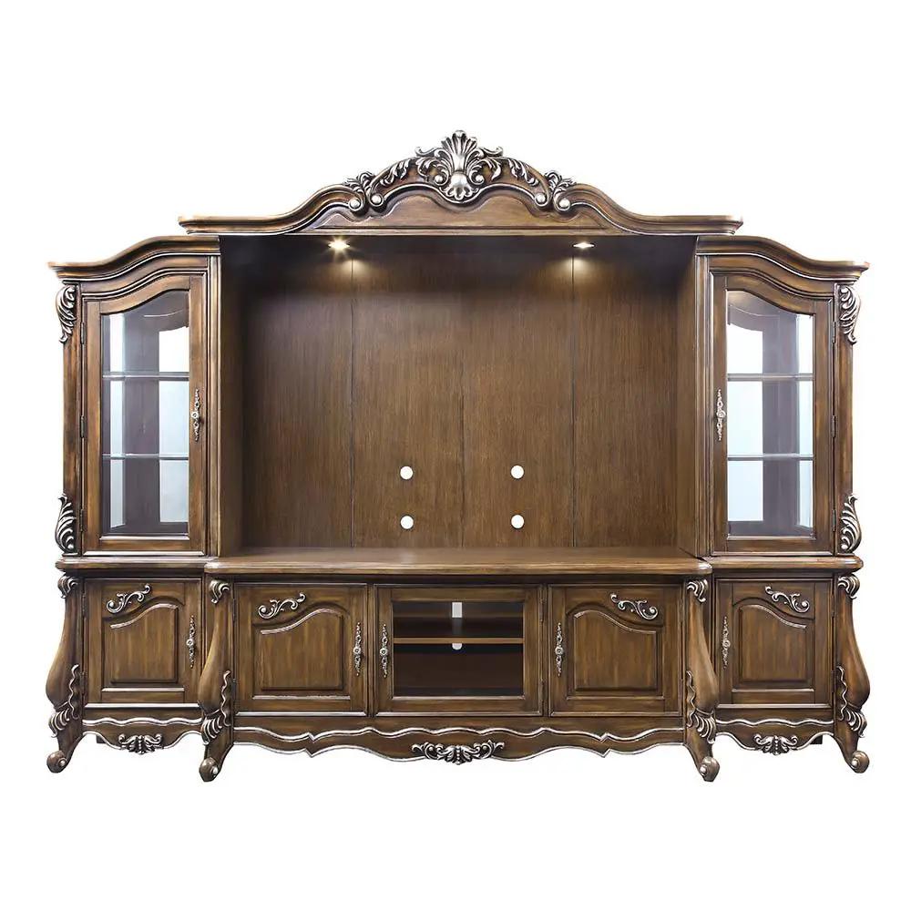 Latisha - Entertainment Center - Antique Oak by Unique Piece Furniture