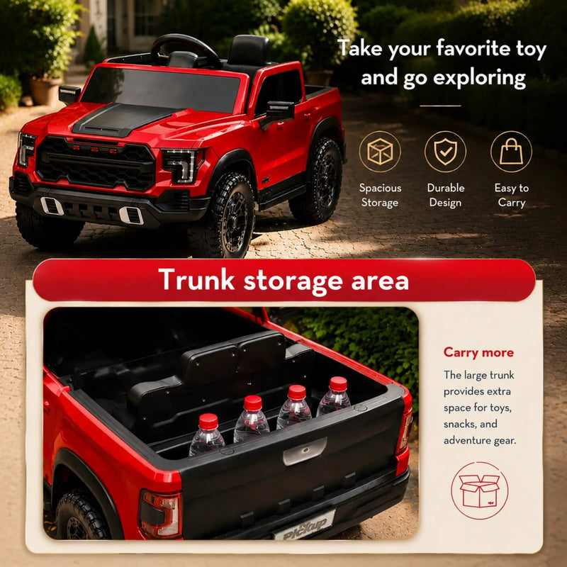 12V Kids Ride-On Car with Remote Control by HouseOfZazla