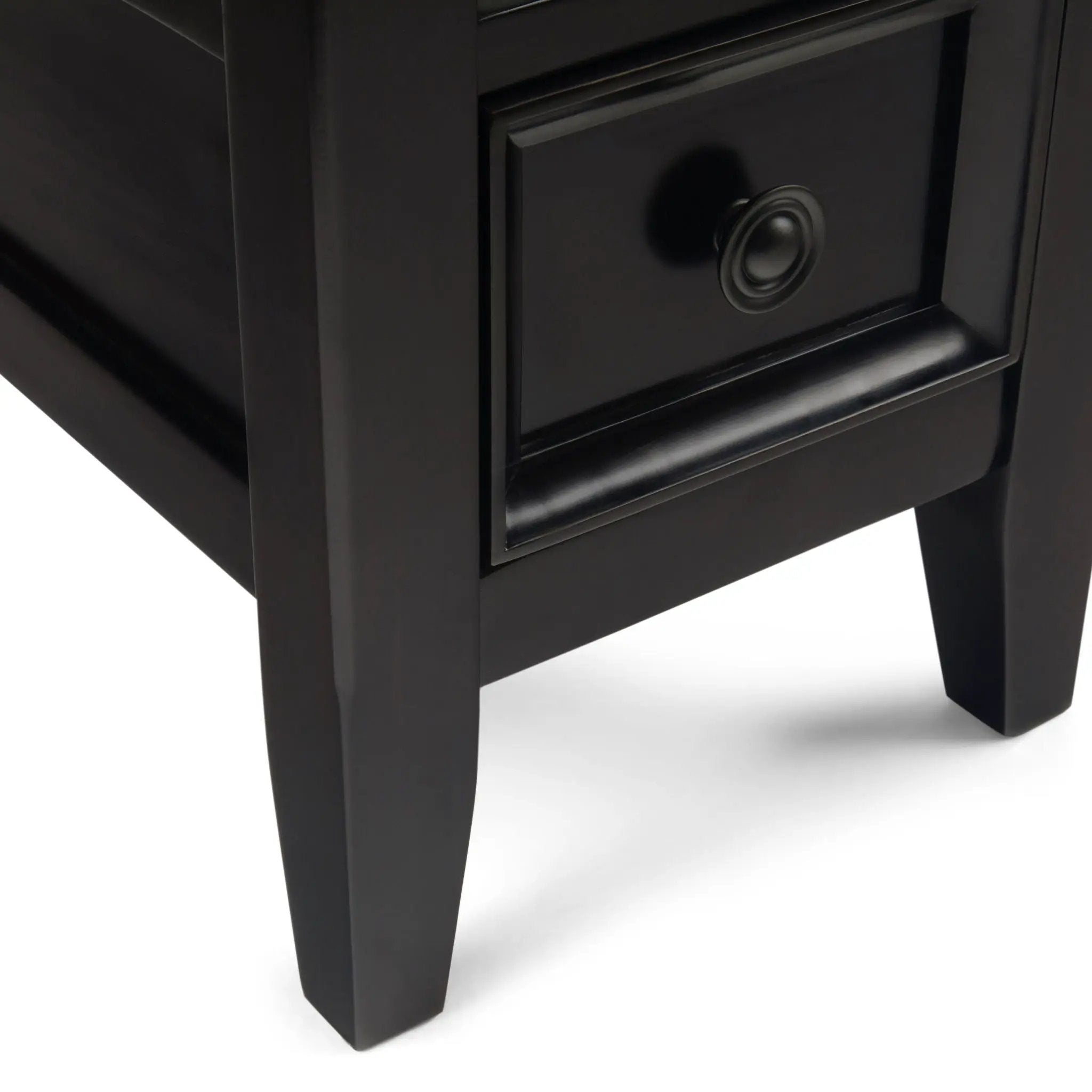 Amherst - Narrow Side Table - Hickory Brown by HouseOfZazla