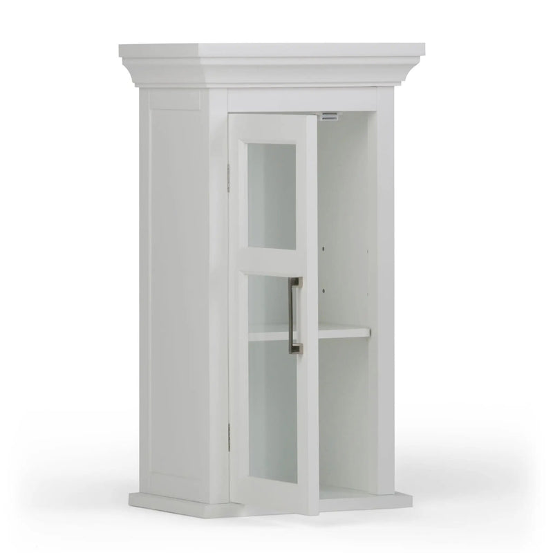 Avington - Single Door Wall Cabinet - Pure White by HouseOfZazla