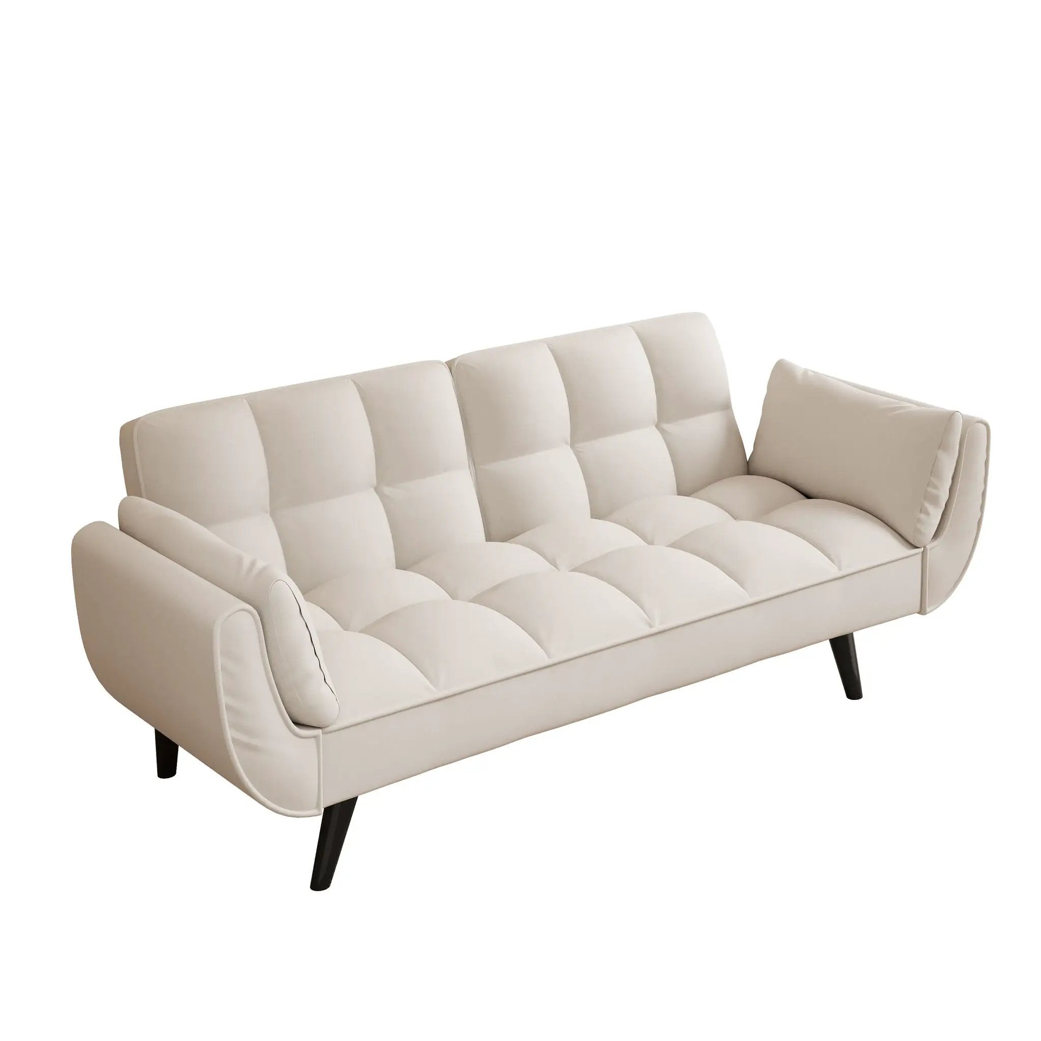 Sofa Soft Two Armrests Throw Pillow Pillow Comfortable Fit Apartment Bedroom Small Space by Unique Piece Furniture