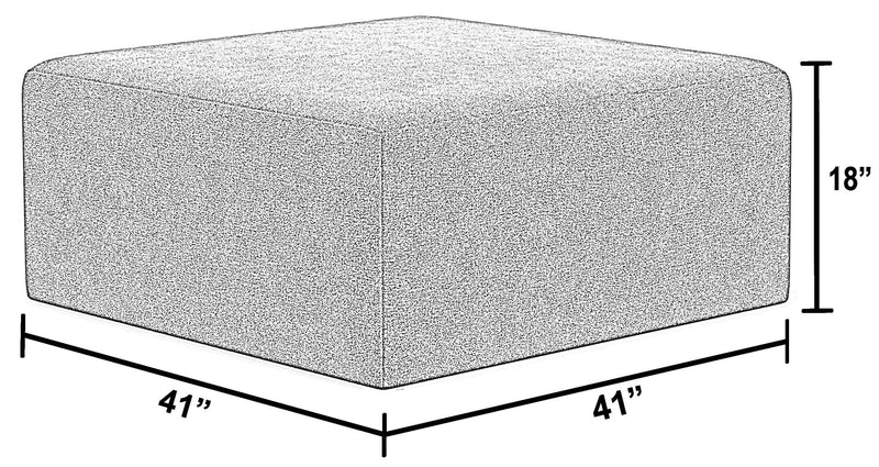 Eagan - Cocktail Ottoman by Unique Piece Furniture