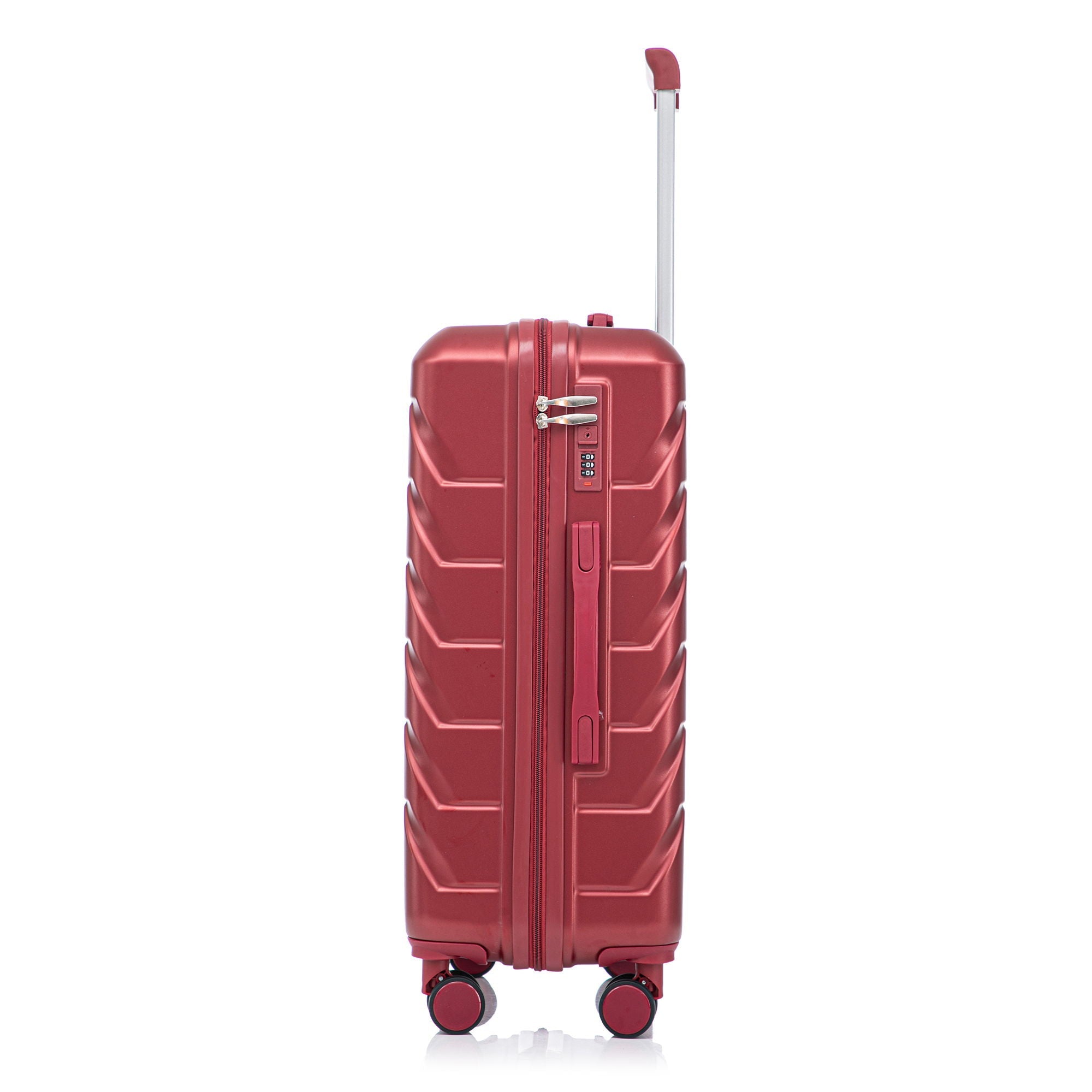 3 Pieces Set 20" / 24" / 28" Spinner Wheel Luggage With Combination Lock by HouseOfZazla