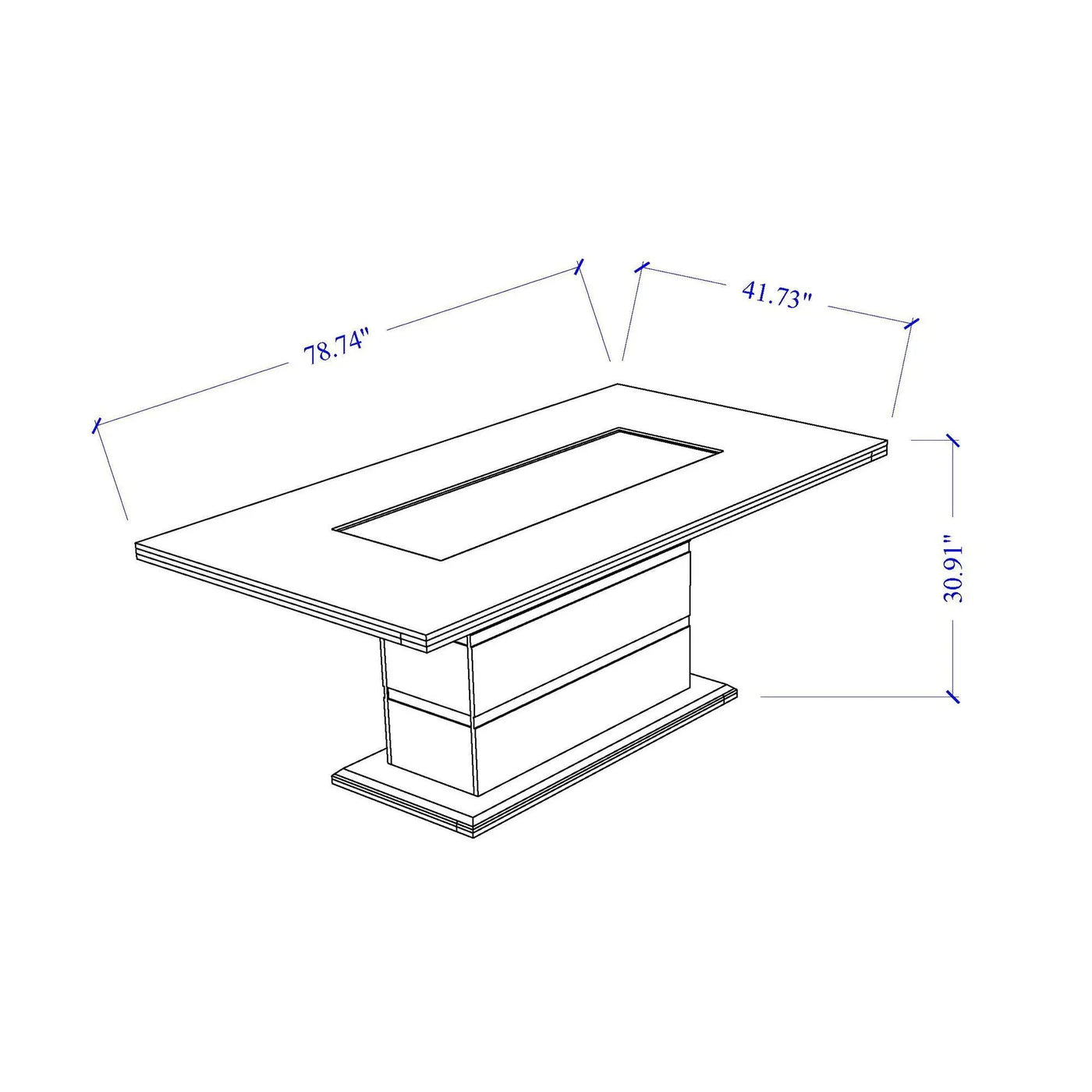Ariya - Dining Table by Unique Piece Furniture