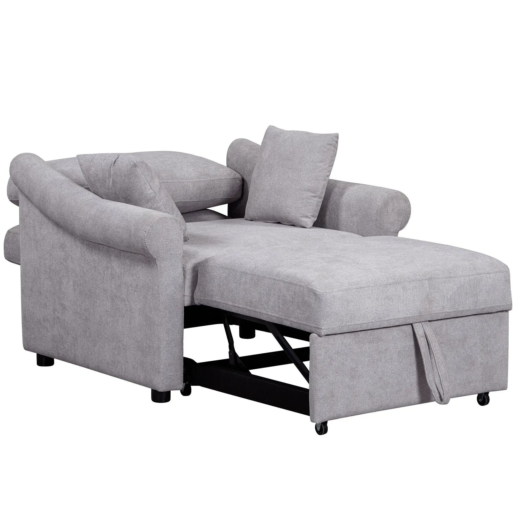 Convertible Sleeper Chair With Adjustable Backrest by HouseOfZazla