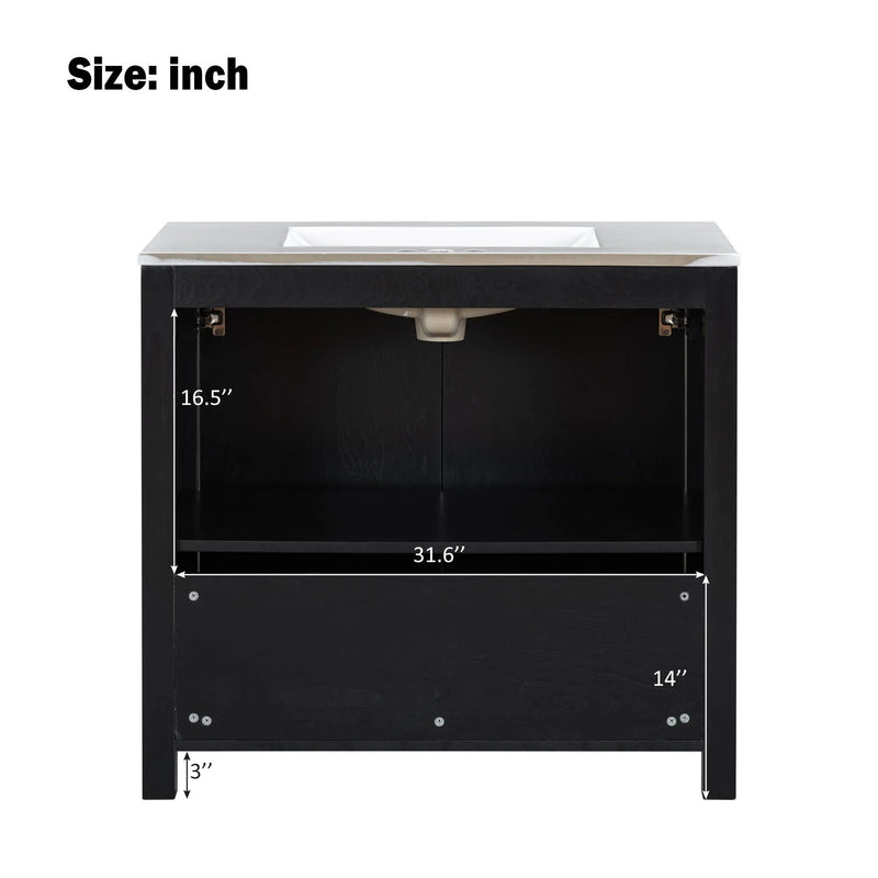 Bathroom Vanity Organizer With Sink, Combo Cabinet Set, Bathroom Storage Cabinet