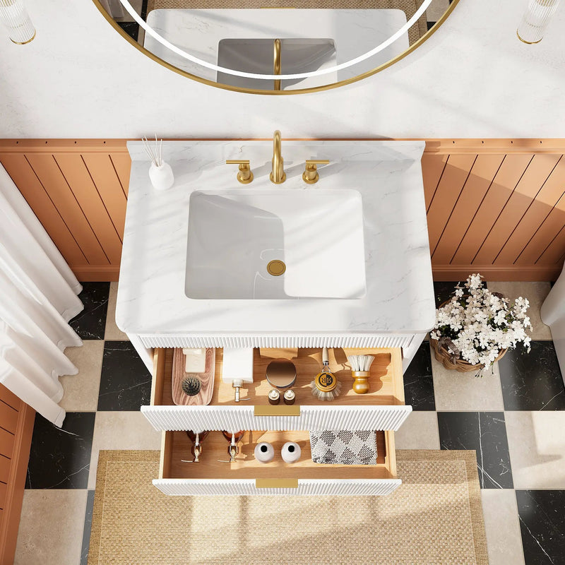 Fully Assembled 36'' Bathroom Vanity by HouseOfZazla