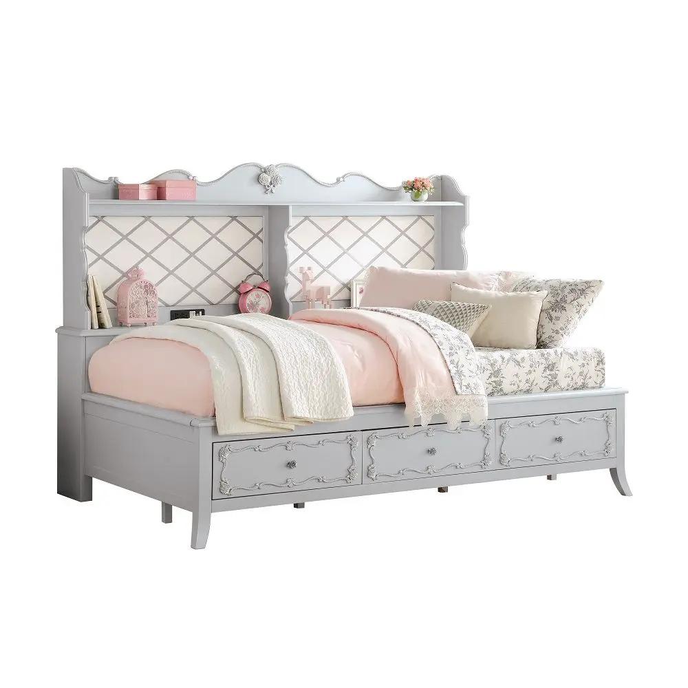 Edalene - Twin Daybed With USB & Storage - Gray by Unique Piece Furniture