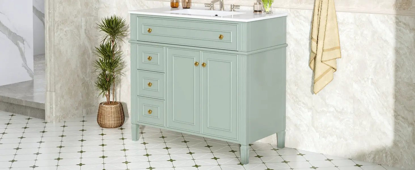 36 Inch Bathroom Vanity with Sink by HouseOfZazla