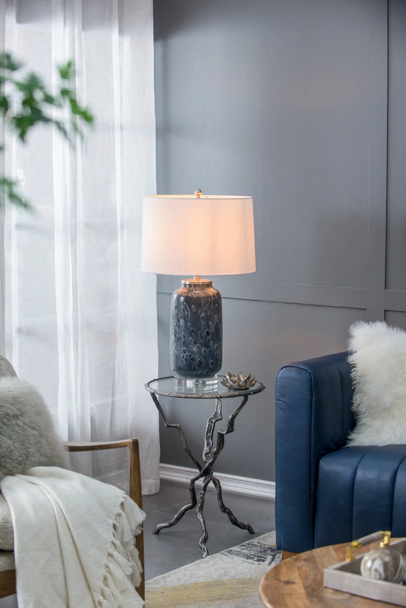 Ellis Glass Table Lamp by HouseOfZazla