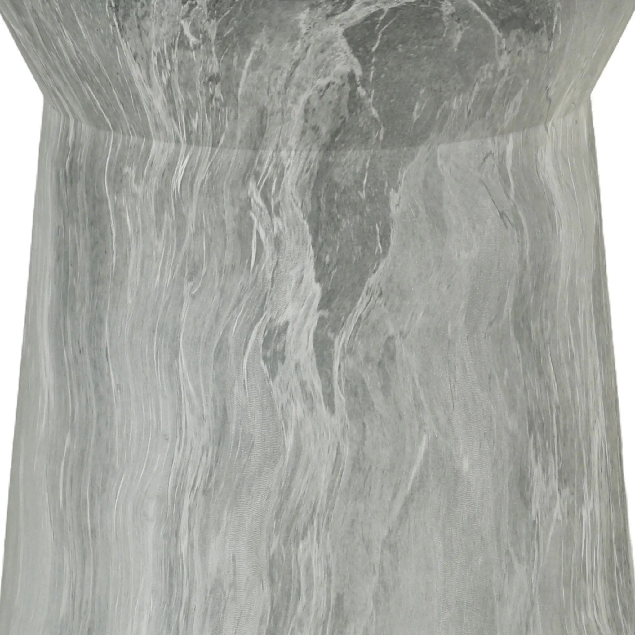 Round Outdoor End Table - Marble