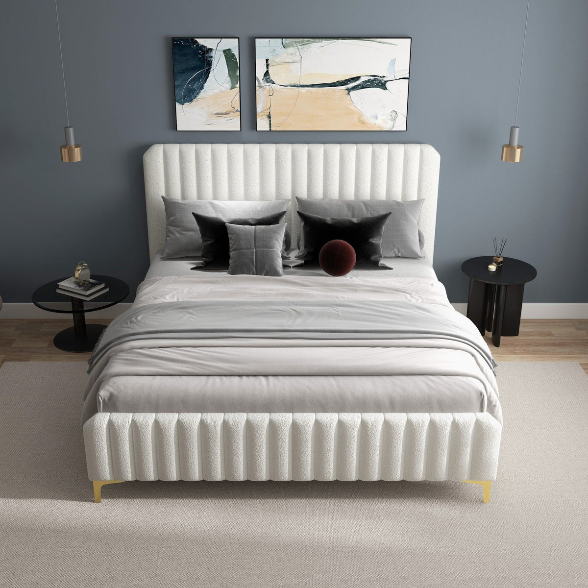 Valery - Upholstered Platform Bed, photo 6 of 7