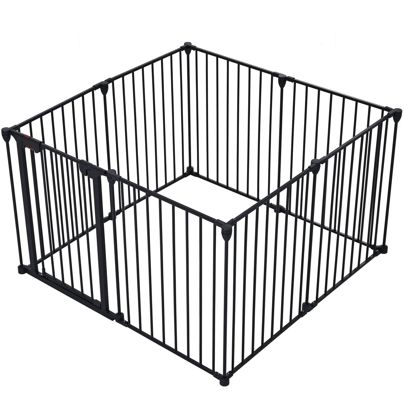 Adjustable Safety Gate Play Yard Metal Doorways Fireplace Fence Christmas Tree Fence Gate For House Stairs Gate Prohibited Area Fence by HouseOfZazla