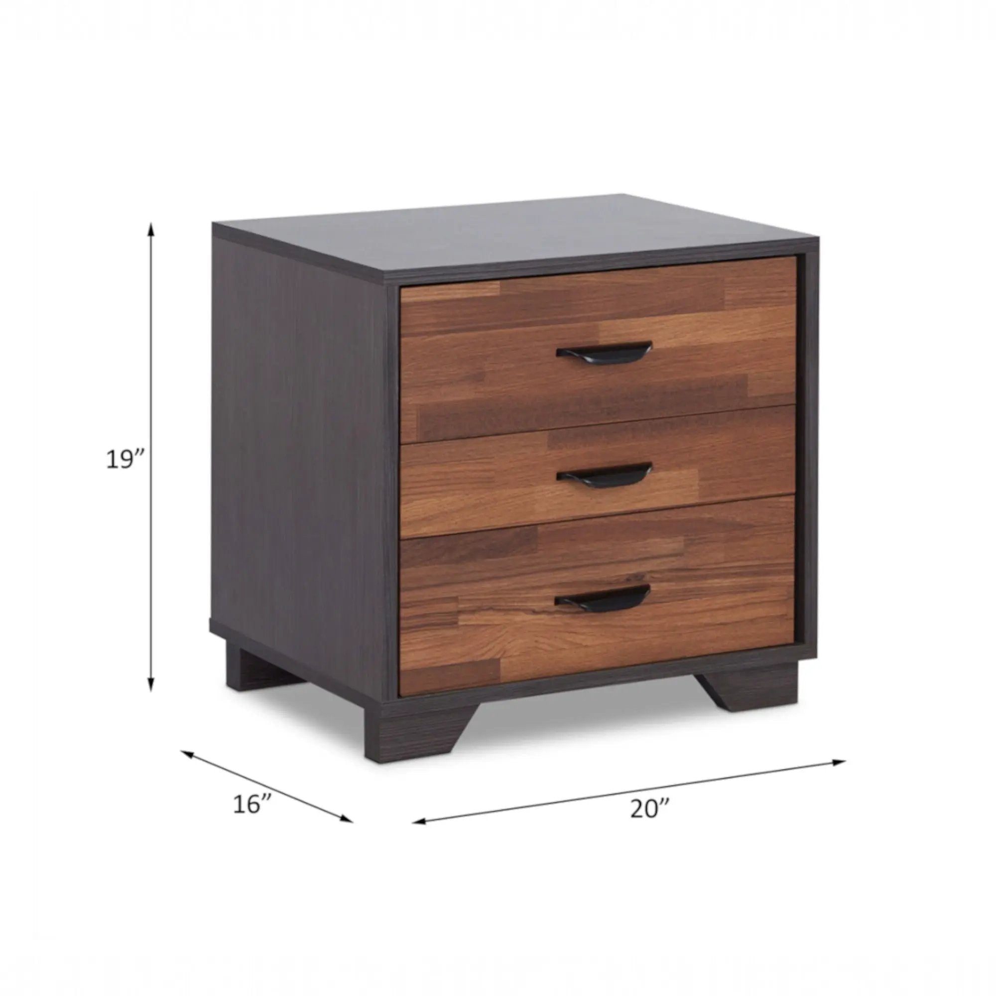 Eloy - Accent Table - Walnut / Espresso by HouseOfZazla