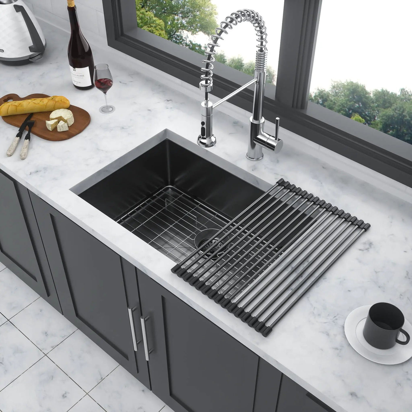 Undermount Kitchen Sink With Deep Single Bowl by HouseOfZazla