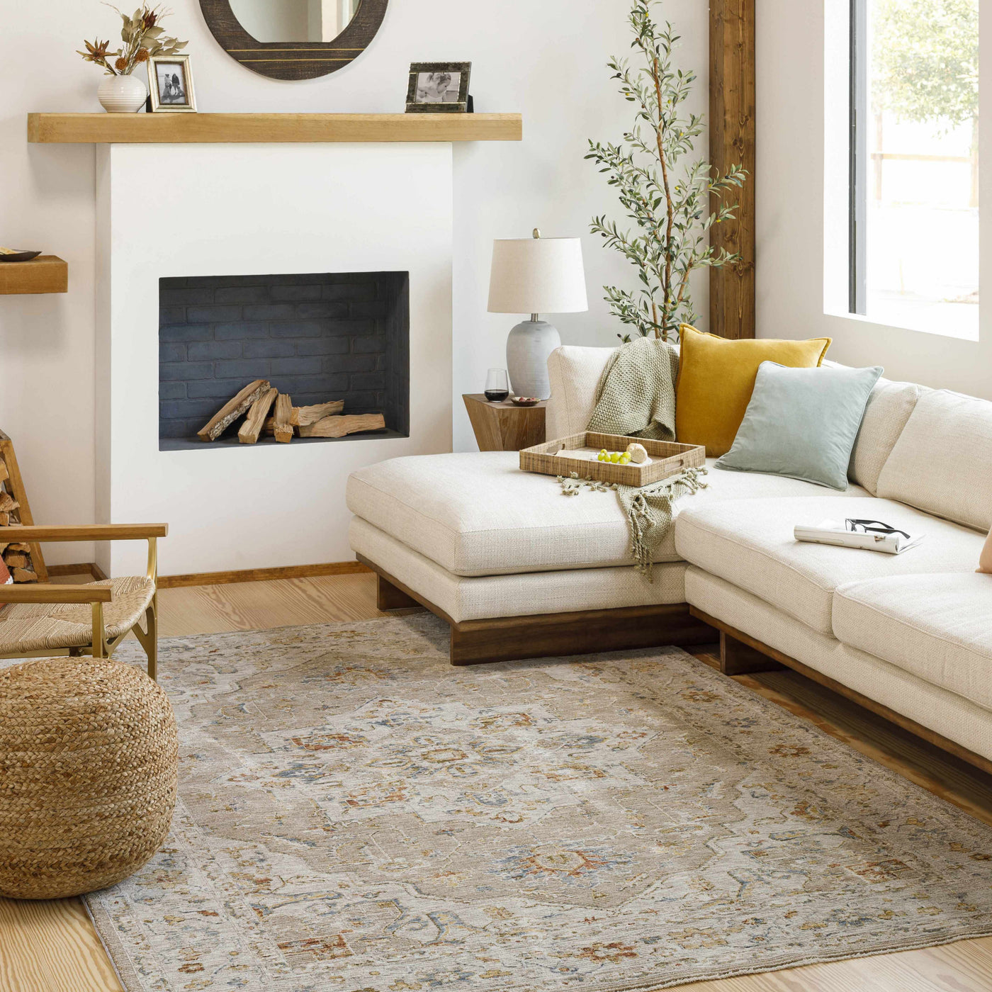 Luxe Adana Oushak Rug by Boutique Rugs