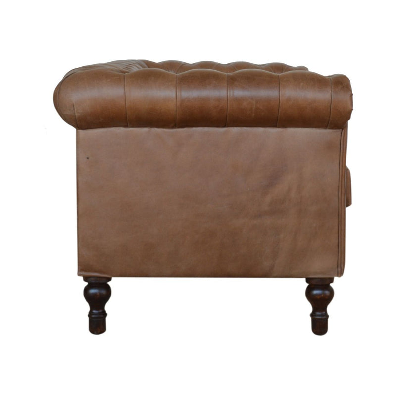 Buffalo - Chesterfield Sofa - Brown by HouseOfZazla