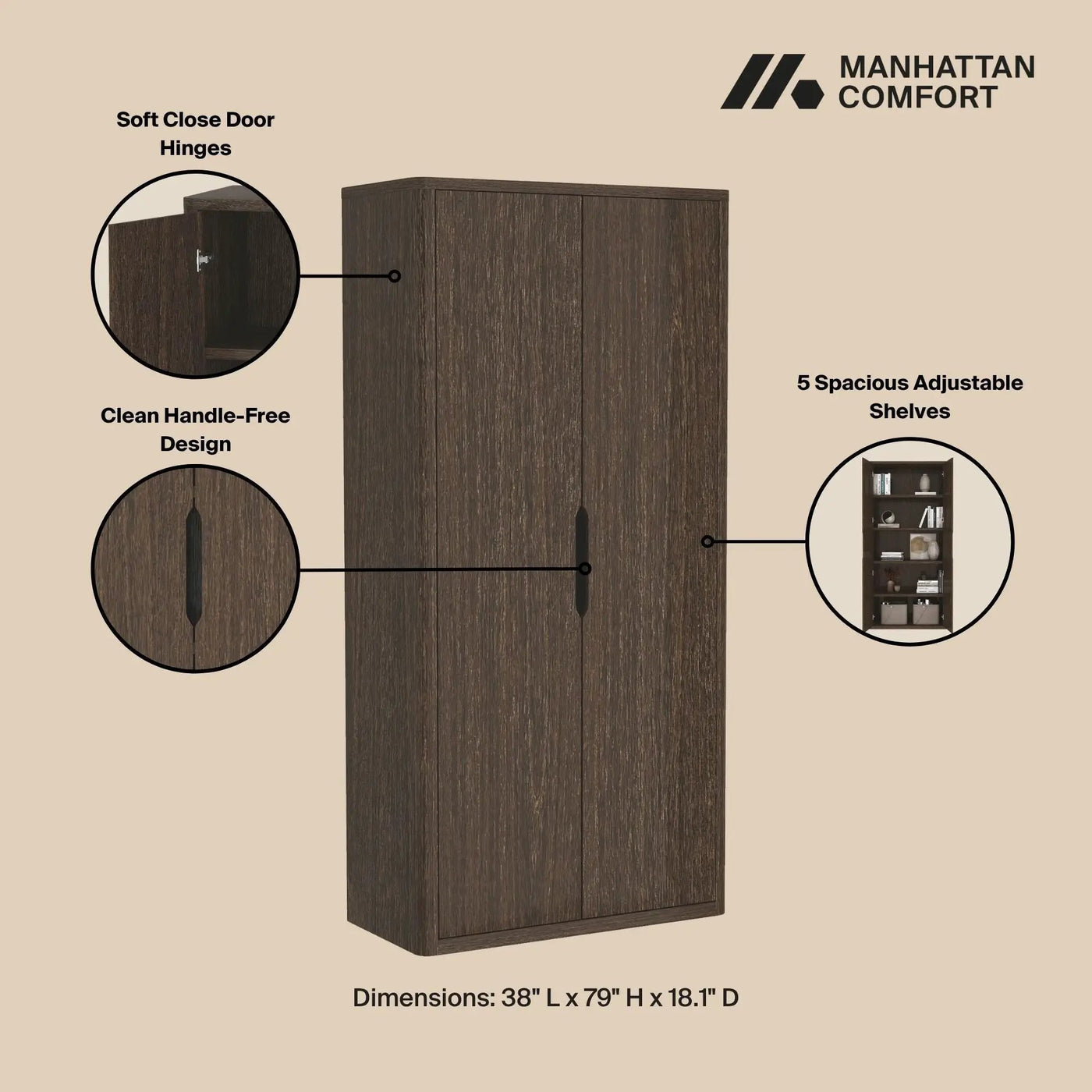 Rivington - Bookcase Cabinet by HouseOfZazla
