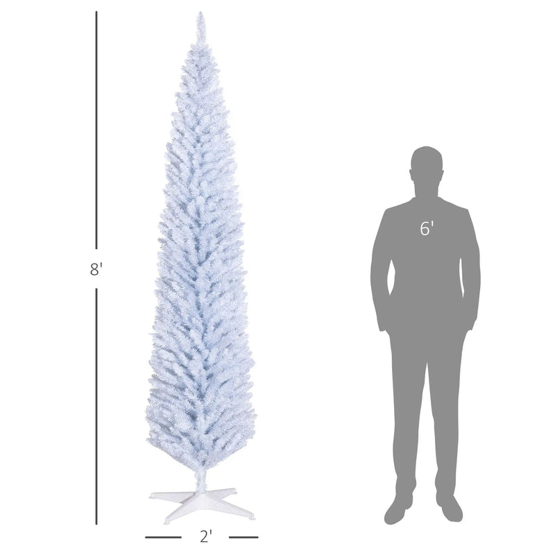 8ft Pencil Artificial Christmas Tree by HouseOfZazla
