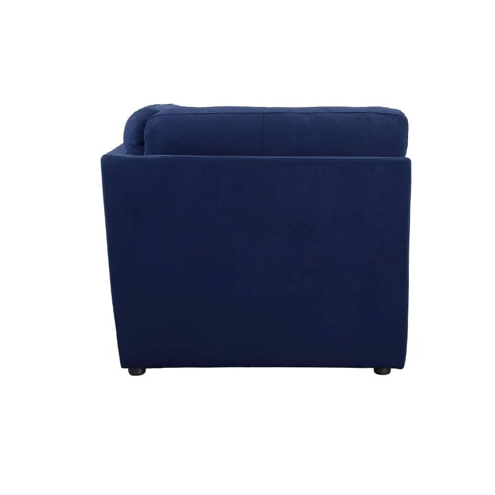 Crosby - Modular Wedge - Blue Fabric by Unique Piece Furniture