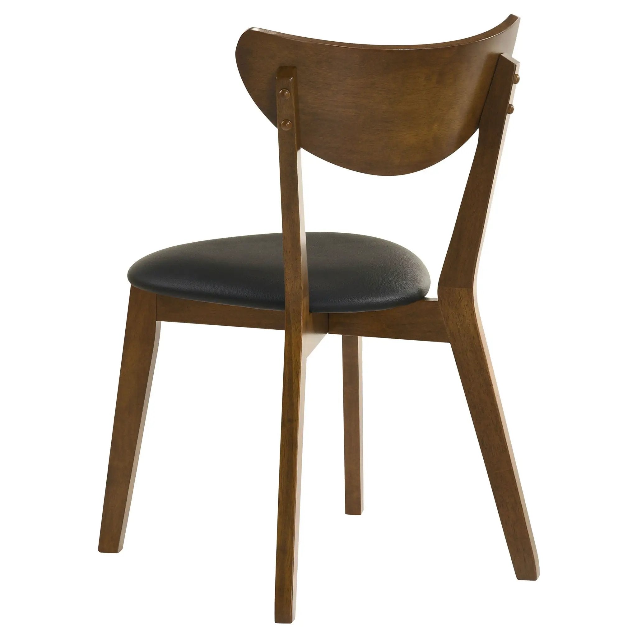 Jedda Wood Dining Side Chair Dark Walnut (Set of 2) by Unique Piece Furniture