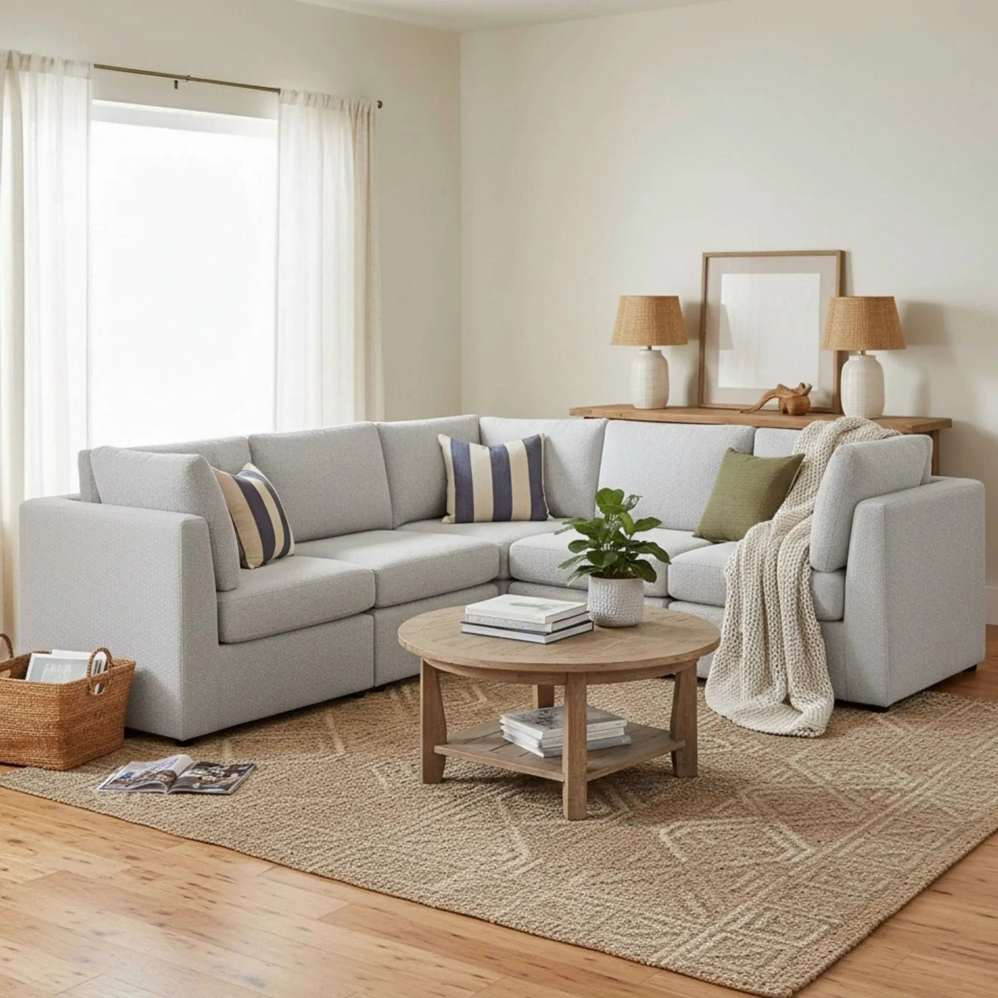 Chauncy - 5 Piece Sectional by HouseOfZazla