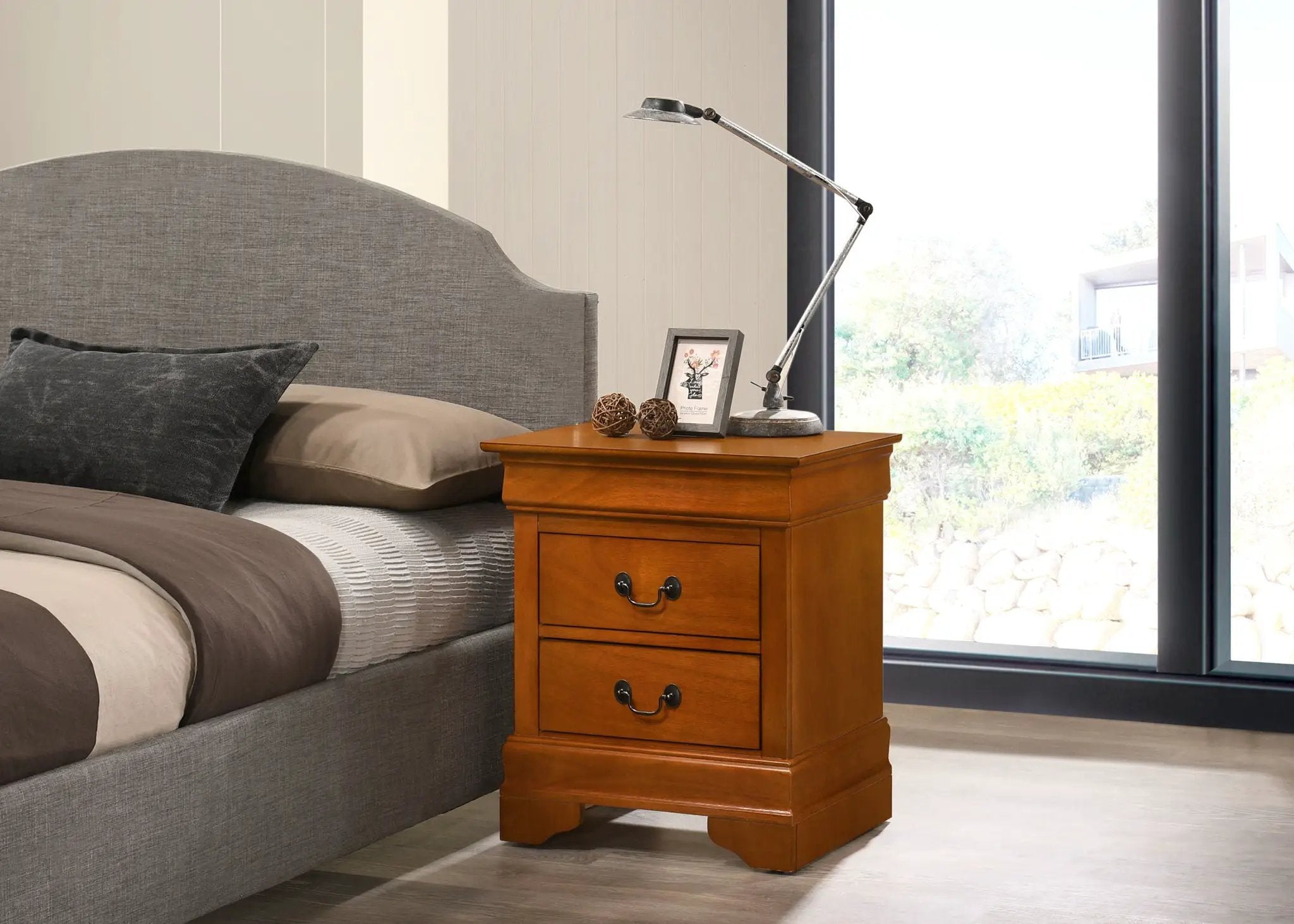 Traditional Style Design Nightstand by Unique Piece Furniture