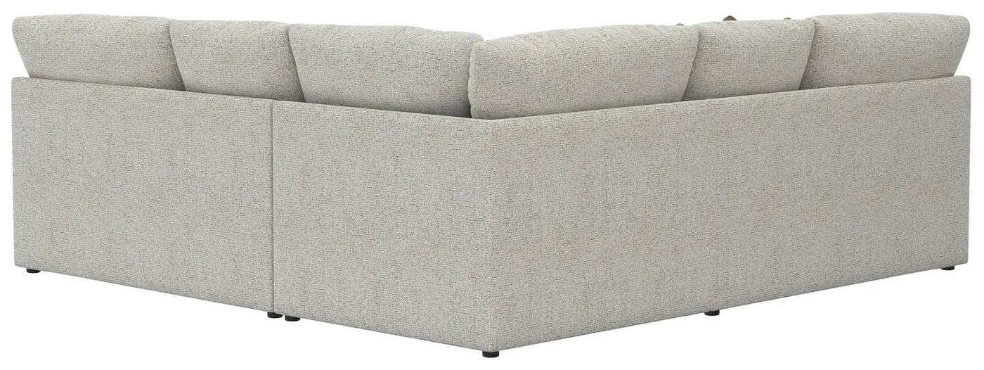 Tori - Sectional With Comfort Coil Seating, Cocktail Ottoman And Accent Pillows Included by Unique Piece Furniture