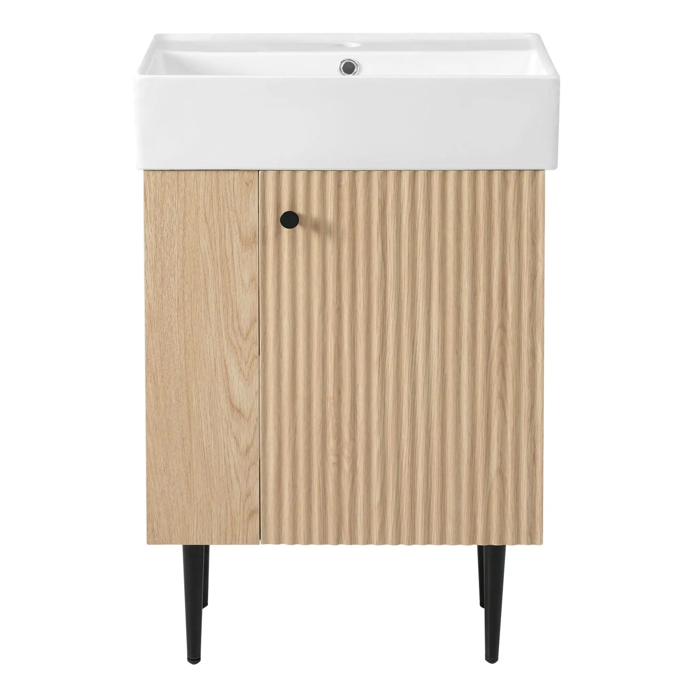 Bathroom Vanity, Combo Cabinet, Bathroom Storage Cabinet, Single Ceramic Sink by HouseOfZazla