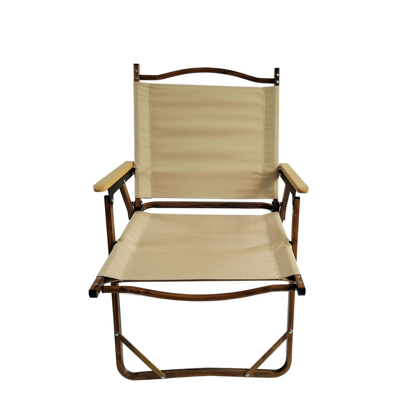Comfy - Foldable And Portable Chair With Armrests, Indoor And Outdoor Universal (Set of 4) - Brown by HouseOfZazla