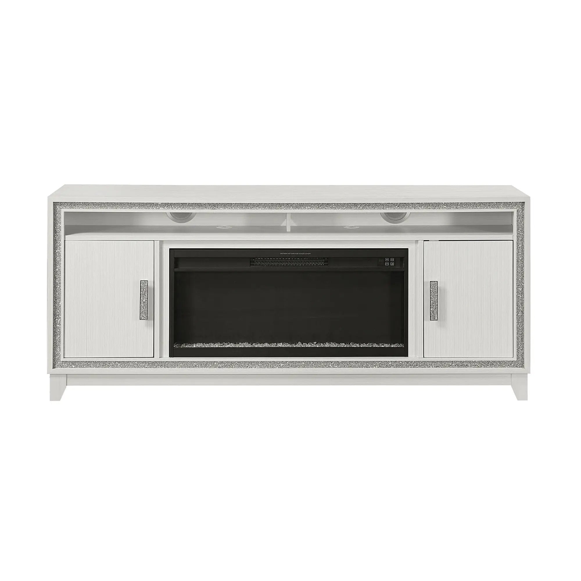 Almera - Fireplace With Adjustable Temperature And LED Options by HouseOfZazla