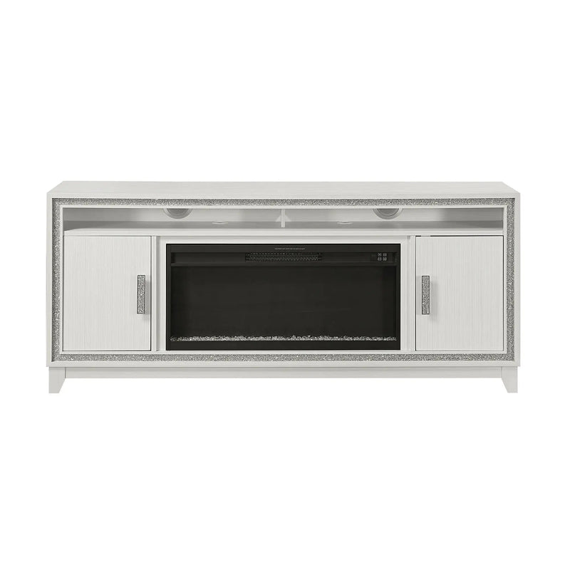 Almera - Fireplace With Adjustable Temperature And LED Options by HouseOfZazla