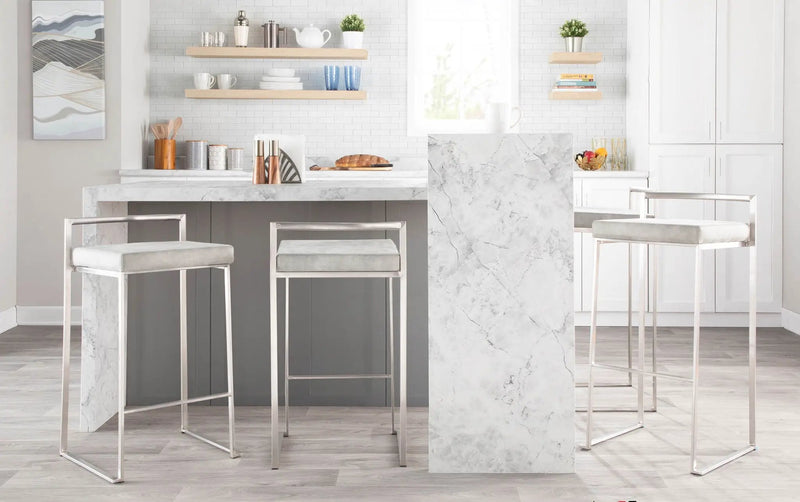Fuji - Contemporary And Elegant Design Stackable Barstool by Unique Piece Furniture
