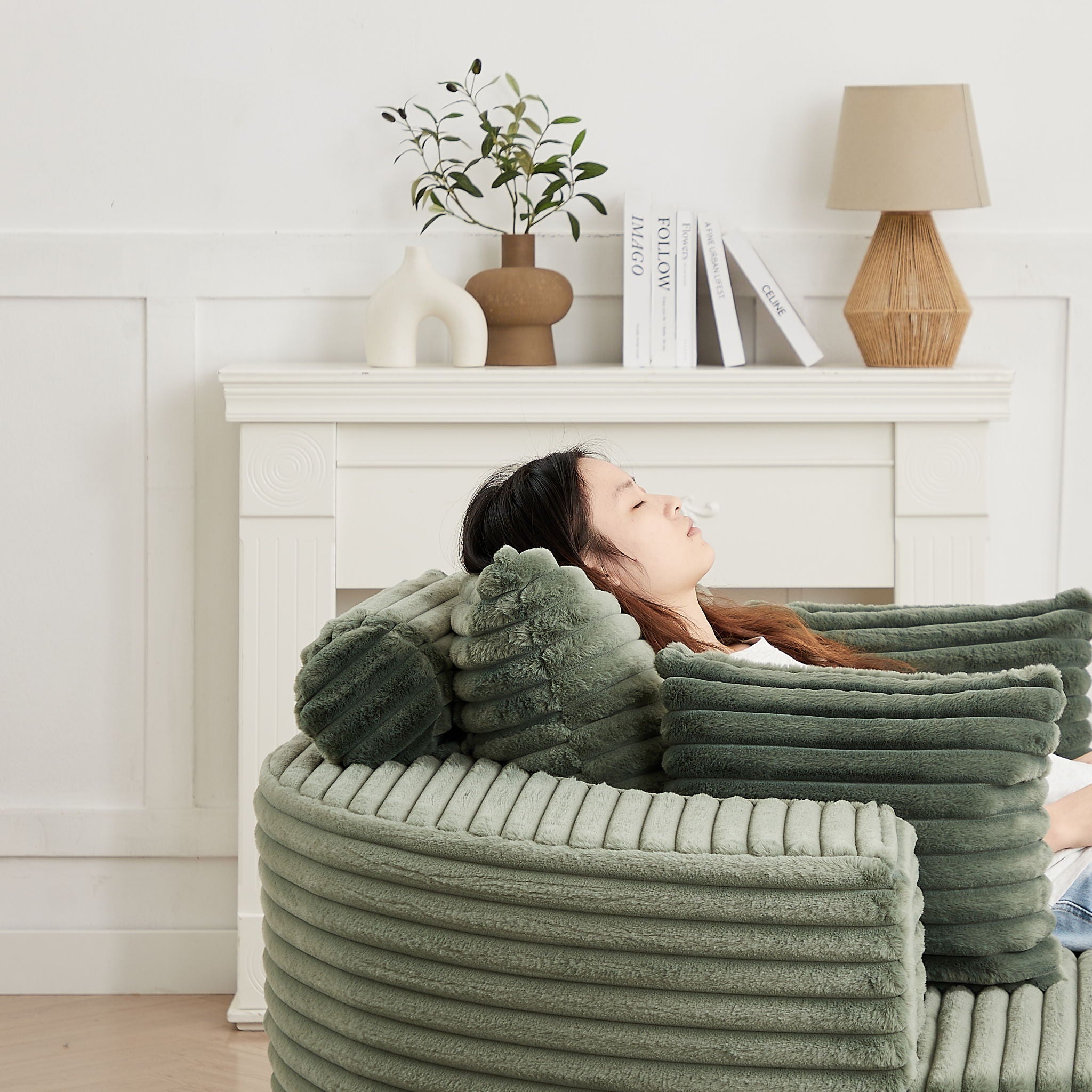 Swivel Chair With 360° Rotation For Living Room by HouseOfZazla