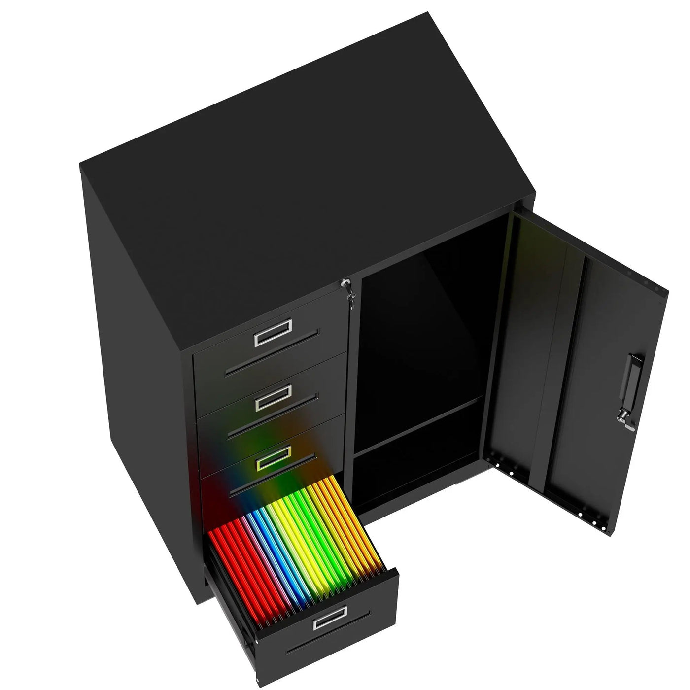 Storage Vertical Filing Cabinet With Lock by HouseOfZazla