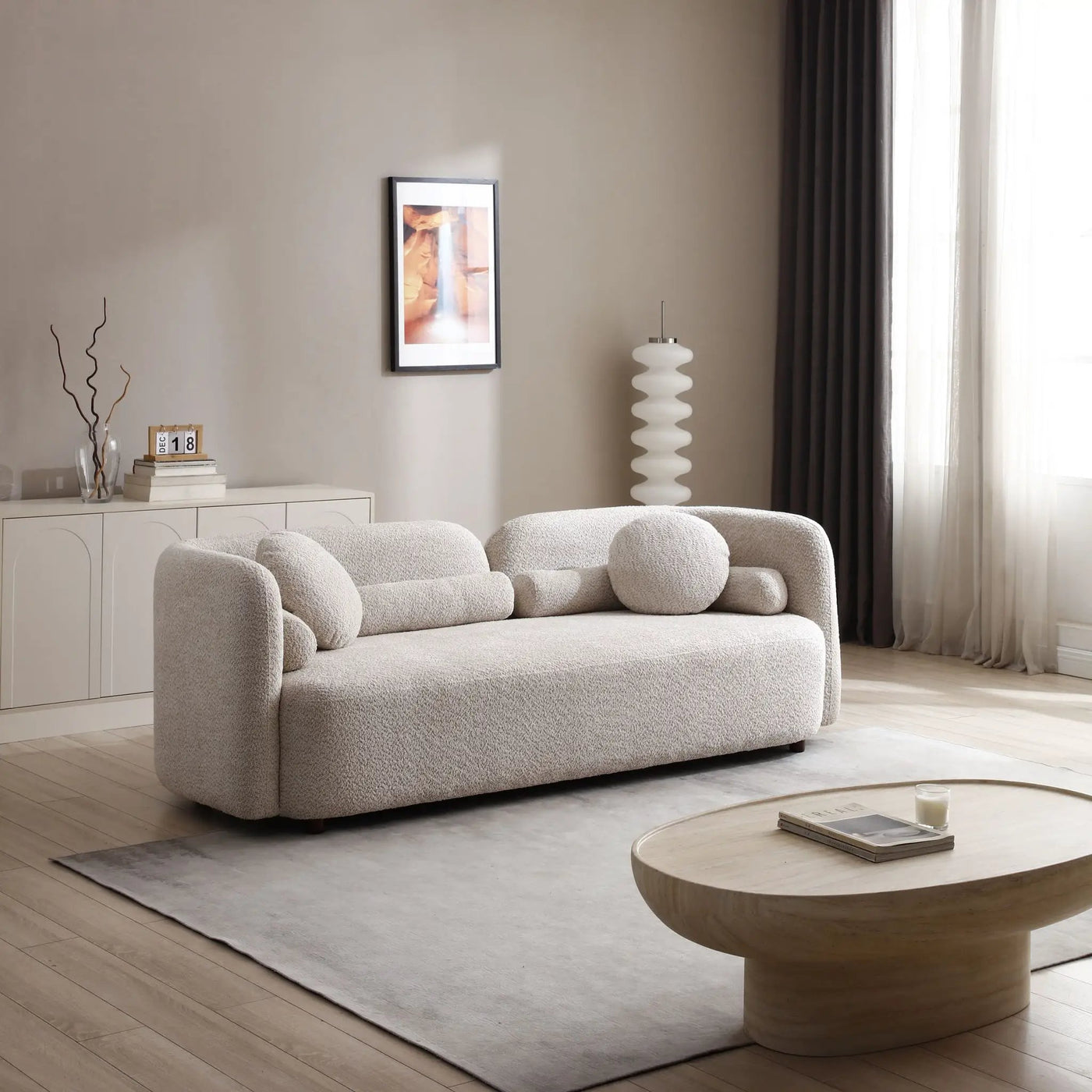 Luxury Modern Couch, 3 Seater Sofa For Living Room by Unique Piece Furniture