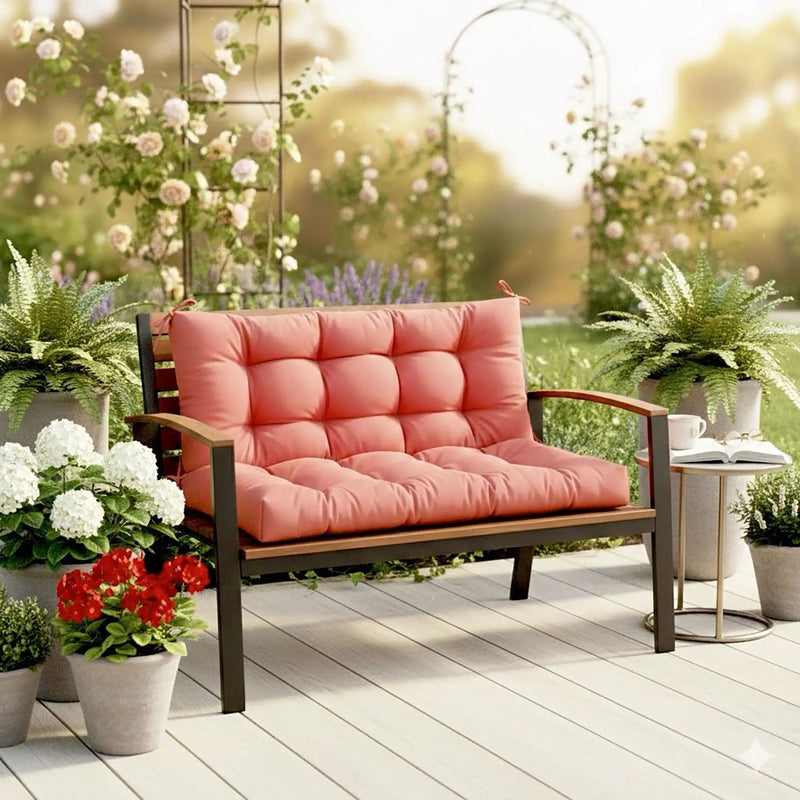 Outdoor Bench Cushions With Weather-Resistant Fabric by HouseOfZazla
