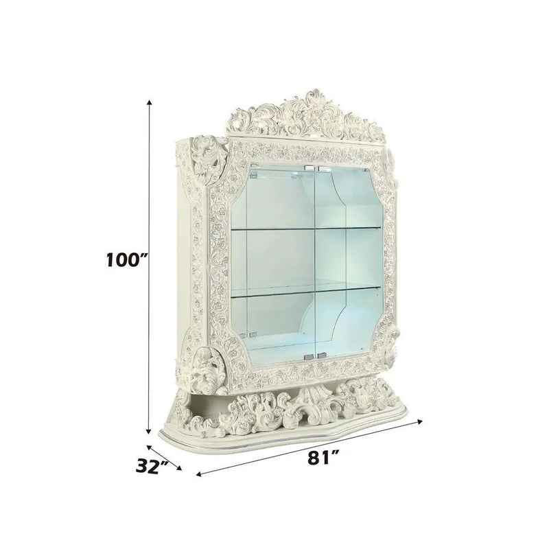 Adara - Curio - Antique White by Unique Piece Furniture