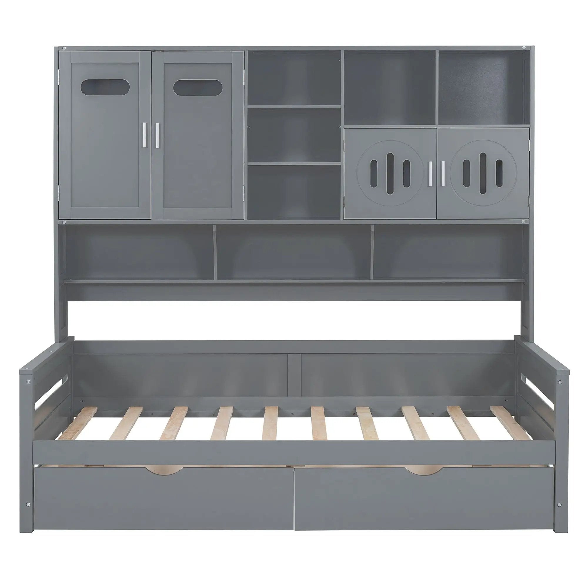 Daybed With All-In-One Cabinet And Shelf by Unique Piece Furniture