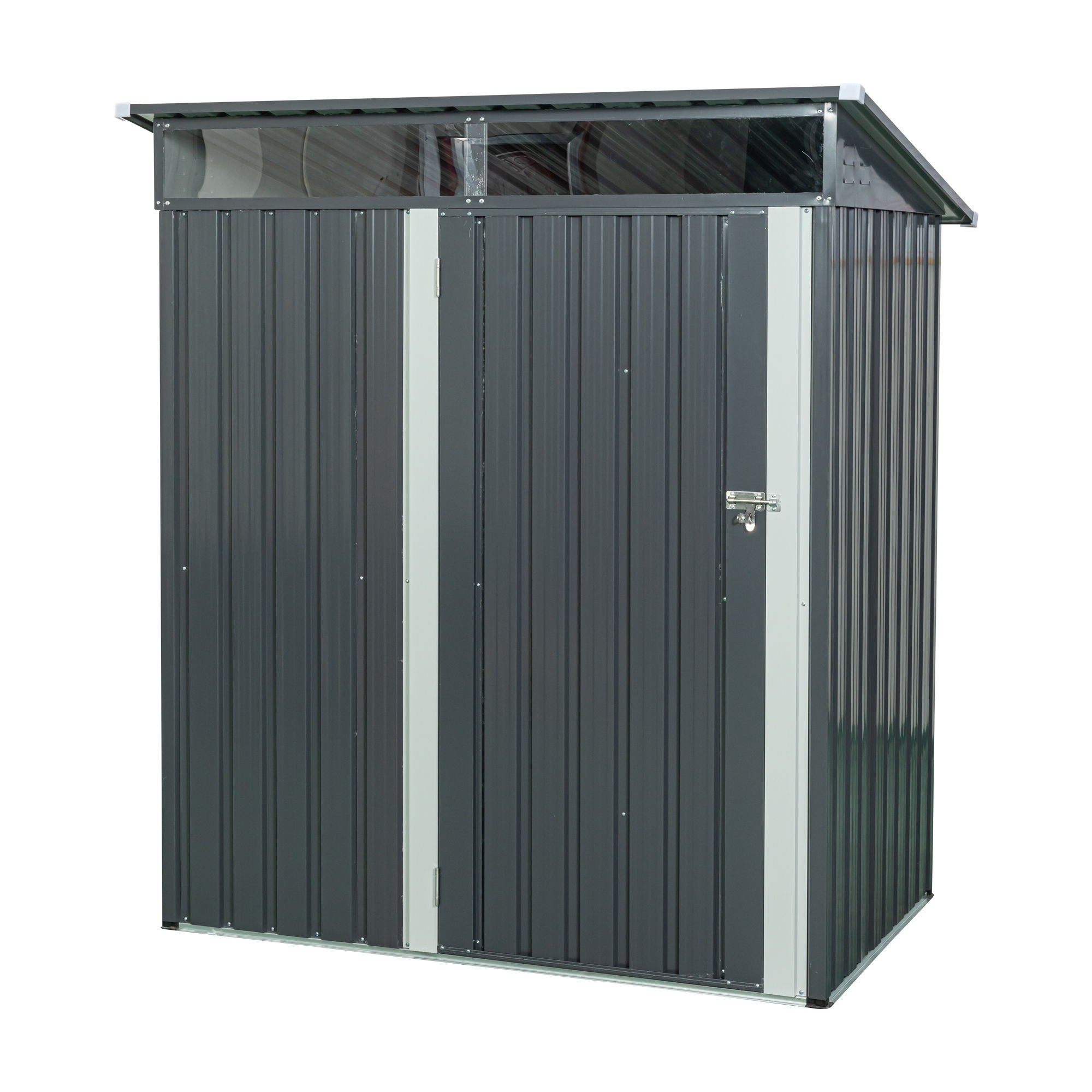 Outdoor Metal Storage Shed Transparent Plate by HouseOfZazla
