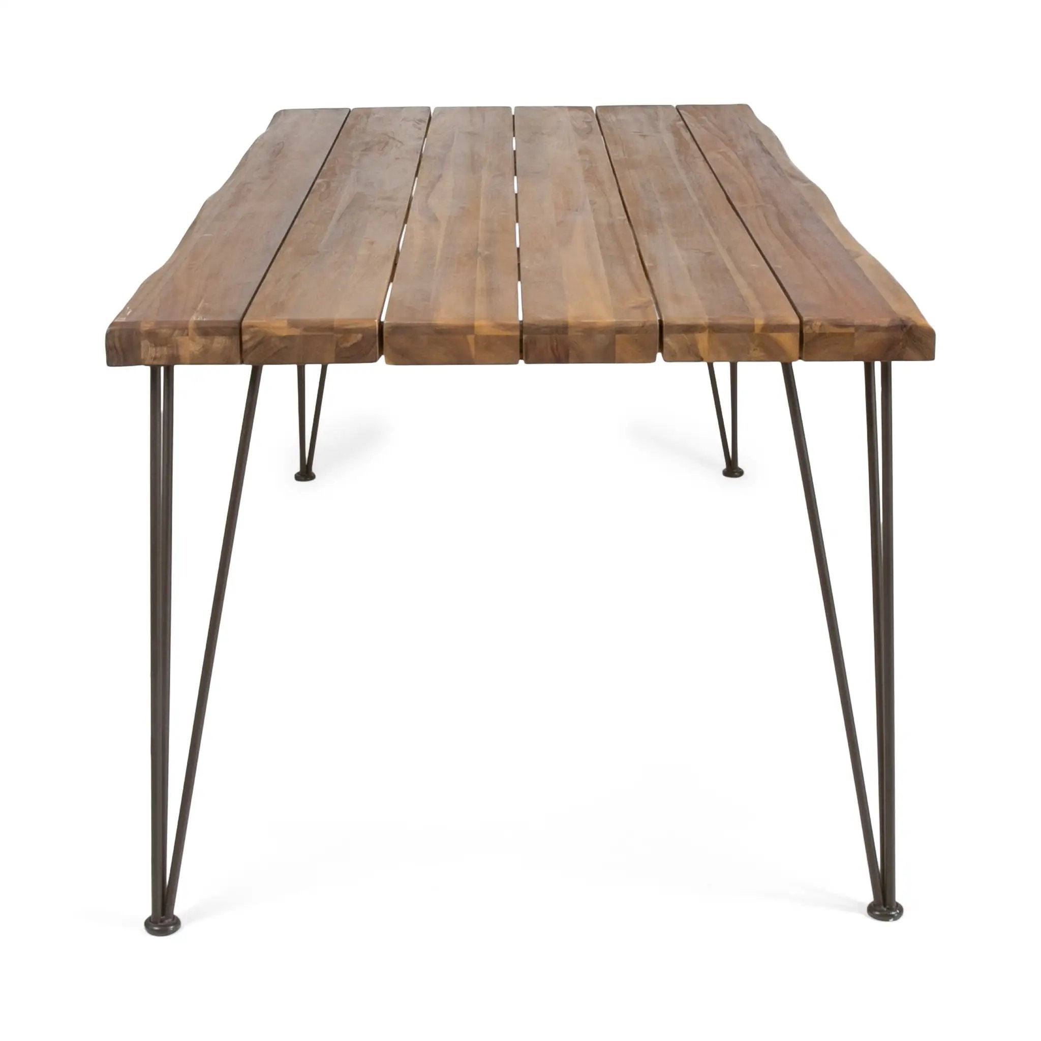 7 Pieces Acacia Wood Outdoor Dining Set by HouseOfZazla