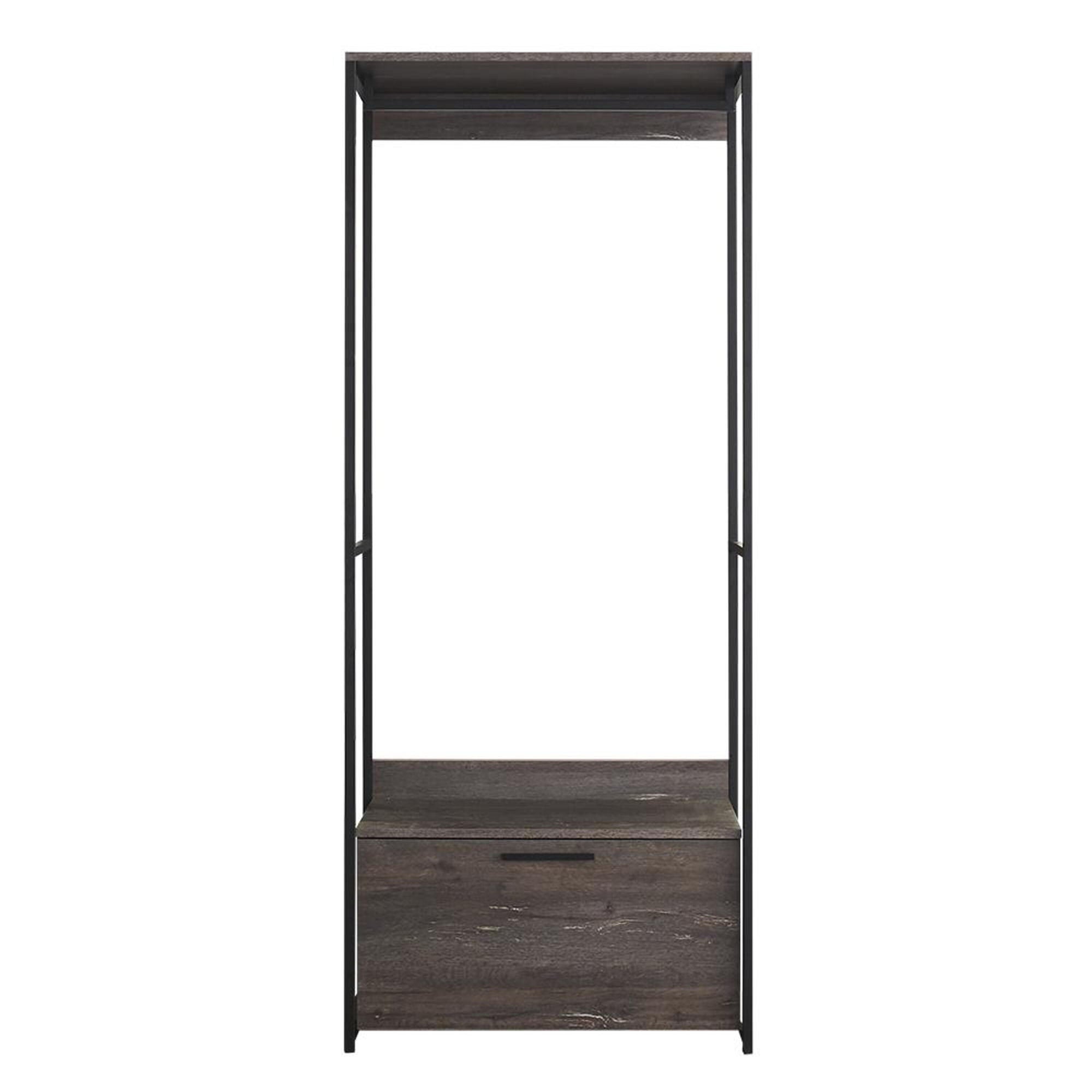Monica - Walk-In Closet System With Modular Design - Rustic by HouseOfZazla