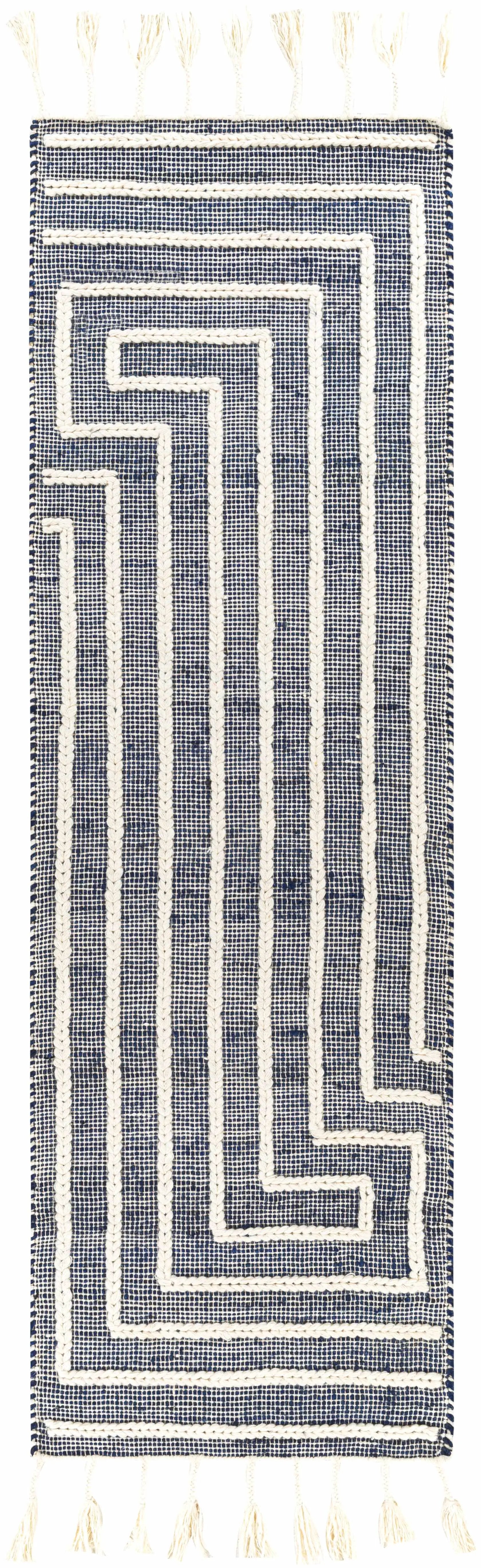 Aditya Tasseled Jute&Wool Carpet - Clearance by Boutique Rugs