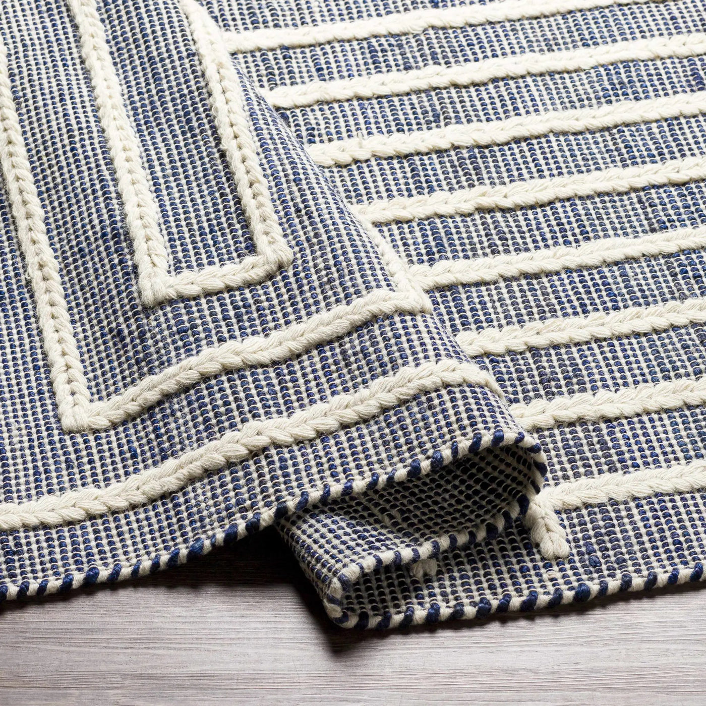 Aditya Tasseled Jute&Wool Carpet - Clearance by Boutique Rugs