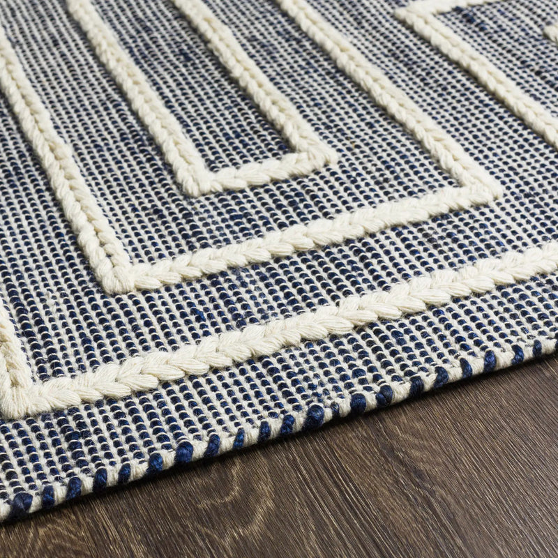 Aditya Tasseled Jute&Wool Carpet - Clearance by Boutique Rugs