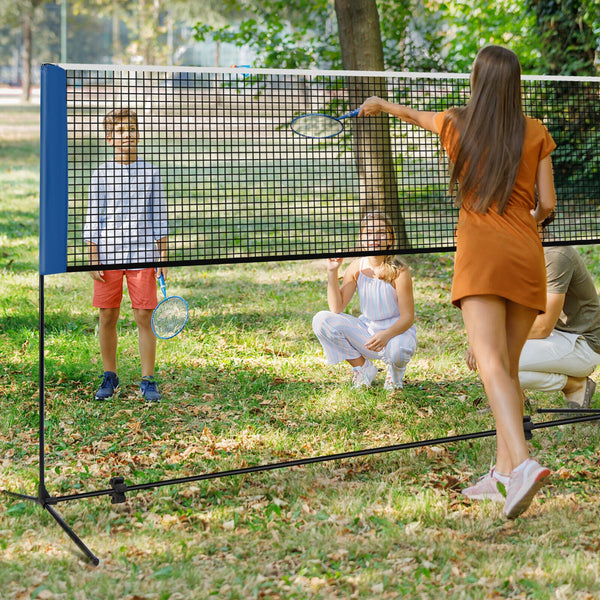 10/14 Feet Adjustable Badminton Net Stand with Portable Carry Bag, photo 2 of 9