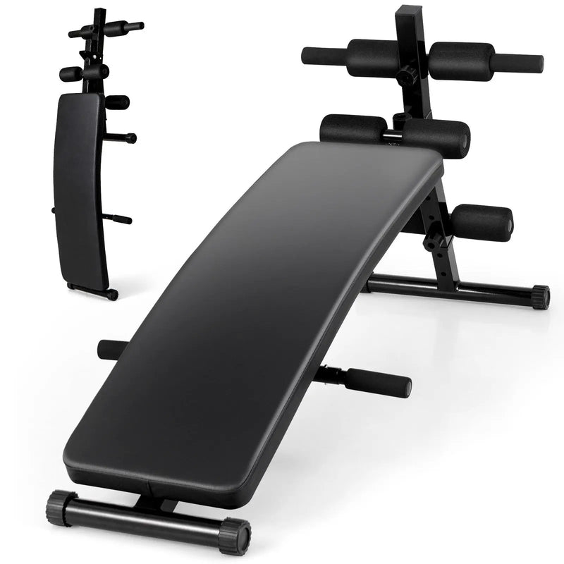 Adjustable Decline Sit Up Bench for Exercise for Home Gym by DirectDeals